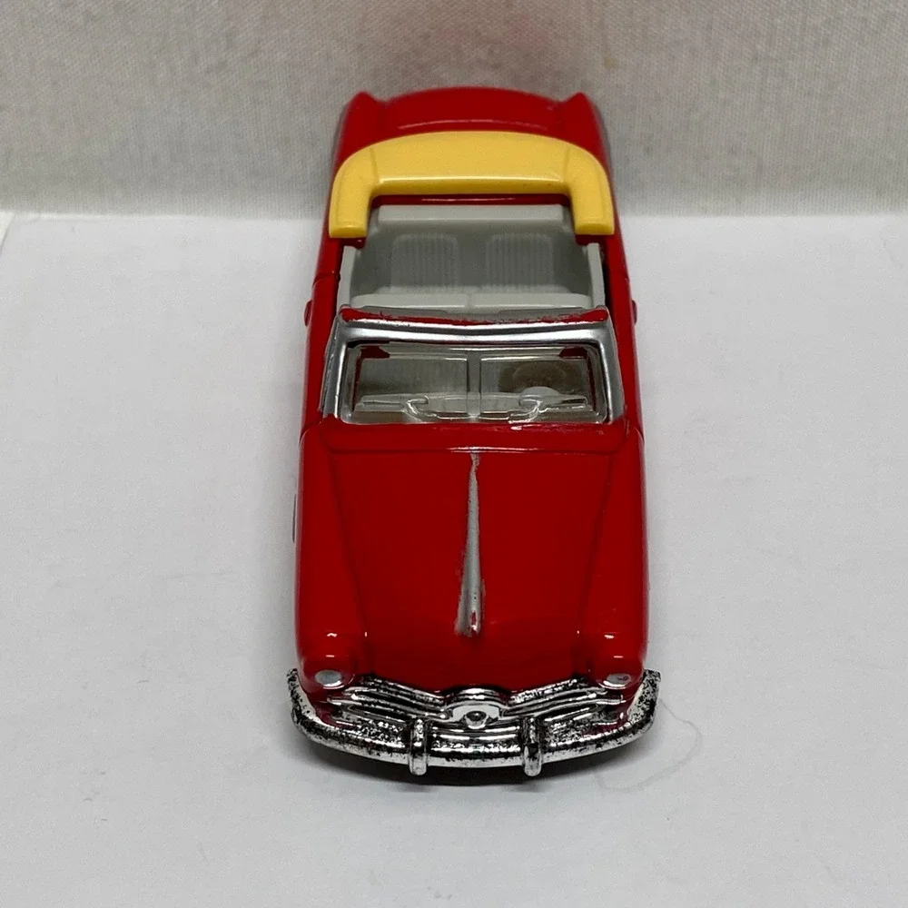 Vintage Maisto 1949 Ford Imperial Convertible Red 1/64 Dealer Sample Loose GUC